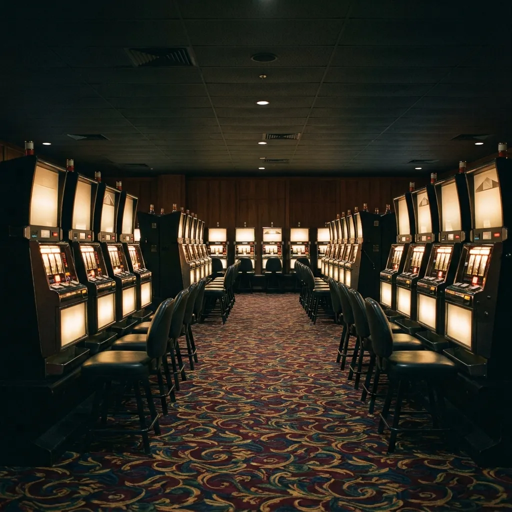 Club gaming room interior
